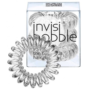 Invisibobble Crystal Clear - Резинка-браслет для волос, цвет Прозрачный 3шт - фото 64898