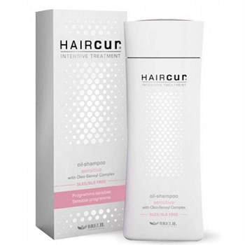 Шампунь-масло "Brelil Professional HCIT Sensitive Soothing Shampoo Oil" 200мл успокаивающий для чувствительной кожи головы - фото 66224
