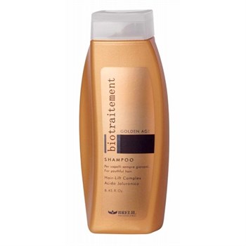 Шампунь "Revlon Brelil Professional Bio Traitment Golden Age Shampoo" 250мл очищающий предотвращающий ломкость волос и появление секущихся кончиков - фото 66258