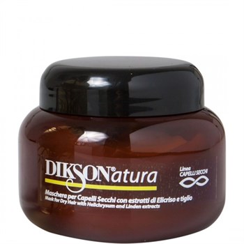 Маска "Dikson NATURA Mask with Helichrysum" 250мл с экстрактом бессмертника для сухих волос - фото 68276