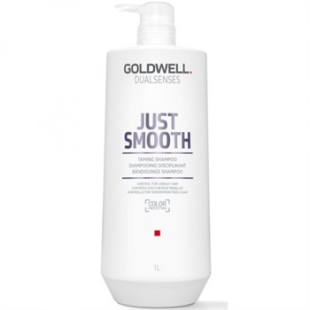 Усмиряющий Шампунь "Goldwell Dualsenses Just Smooth Taming Shampoo" 1000мл для не послушных волос - фото 68400