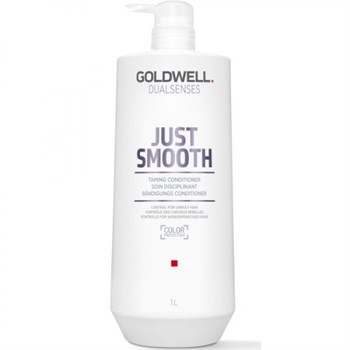 Кондиционер "Goldwell Dualsenses Just Smooth Taming Conditioner" 1000мл усмиряющий для непослушных волос - фото 68404
