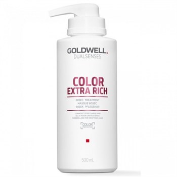 Goldwell Dualsenses Color Exrta Rich 60SEC Treatment - Уход за 60 секунд для блеска окрашенных волос 500мл - фото 68507