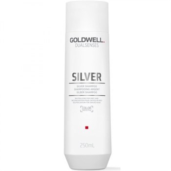 Корректирующий Шампунь "Goldwell Dualsenses Silver Shampoo" 250мл для седых и светлых волос - фото 68524