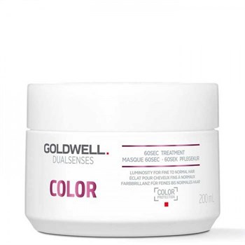 Goldwell Dualsenses Color 60SEC Treatment - Уход за 60 секунд для блеска окрашенных волос 200мл - фото 68621