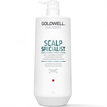 Шампунь "Goldwell Dualsenses Scalp Specialist Deep Cleansing Shampoo" 1000мл для глубокого очищения - фото 68629