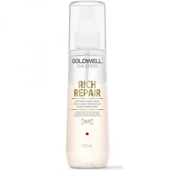 Goldwell Dualsenses Rich Repair Restoring Serum Spray - Несмываемый уход для термальной защиты волос 150мл - фото 68636