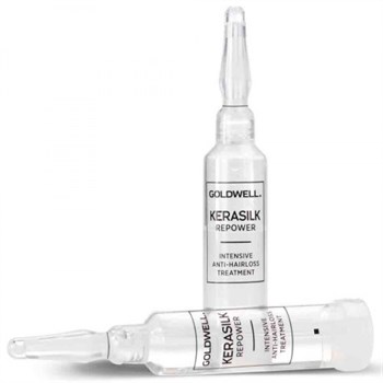 Сыворотка "Goldwell Kerasilk Premium Repower Anti-hairloss Treatment – интенсивная против выпадения волос 8х7мл - фото 68654