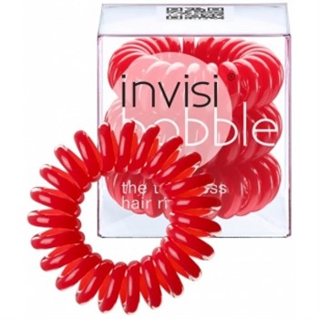 Invisibobble Raspberry Red - Резинка-браслет для волос, цвет Ярко-красный 3ш - фото 68888