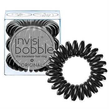 Invisibobble ORIGINAL True Black - Резинка-браслет для волос, цвет Черный 3шт - фото 68978
