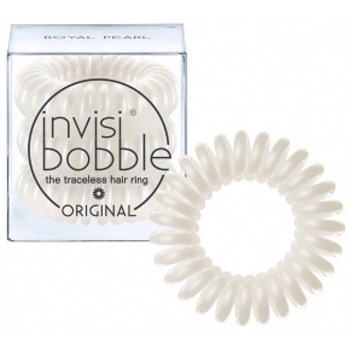 Invisibobble ORIGINAL Royal Pearl - Резинка-браслет для волос, цвет Жемчужный 3шт - фото 69032