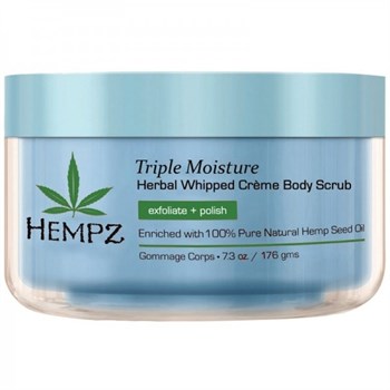 Скраб "Hempz Triple Moisture Herbal Body Scrub Тройное увлажнение" 176гр для тела - фото 69897