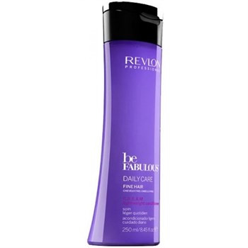 Шампунь "Revlon Professional Be Fabulous C.R.E.A.M. Shampoo For Fine Hair" 250мл очищающий для тонких волос - фото 70274