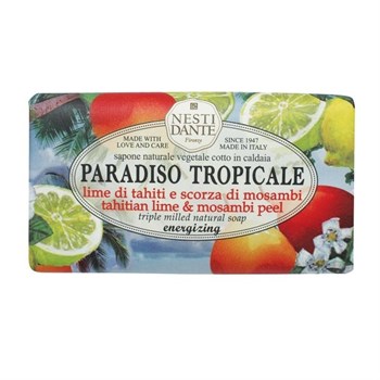 Мыло "NESTI DANTE PARADISO TROPICALE Tahitian Lime & Mosambi Peel  Лайм и Мангустин (очищение и питание)" 250мл - фото 70420