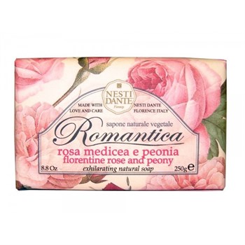Мыло "NESTI DANTE ROMANTICA Florentine Rose & Peony  Флорентийская Роза и Пион" 250мл - фото 70433