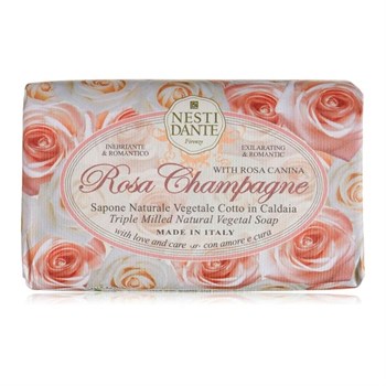 Мыло "NESTI DANTE ROSE Champagne  Роза Шампань (очищение и питание)"  150мл - фото 70437