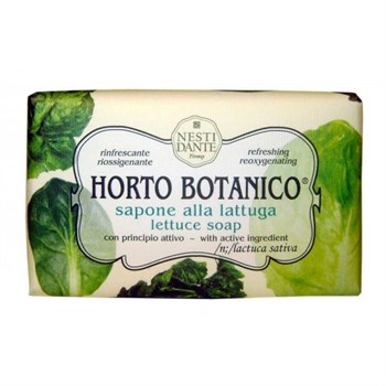Мыло "NESTI DANTE HORTO BOTANICO Lettuce  Листья Салата (возобновляет и регенерирует)" 250гр - фото 70490