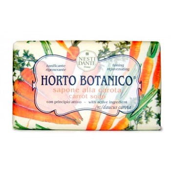 Мыло "NESTI DANTE HORTO BOTANICO Carrot  Морковь (тонизирует и омолаживает)" 250гр - фото 70492