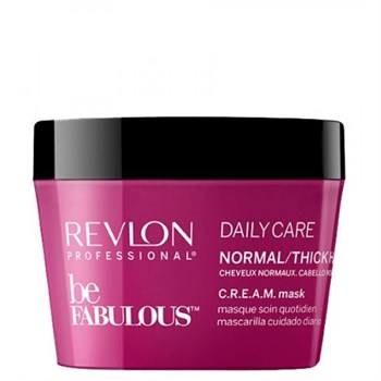 Маска "Revlon Professional Be Fabulous C.R.E.A.M. Mask For Normal Thick Hair" 200мл для нормальных/густых волос - фото 70673