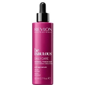 Сыворотка "Revlon Professional Be Fabulous C.R.E.A.M. Anti-Age Serum For Normal Thick Hair антивозрастная" 80мл для нормальных/густых волос - фото 70682