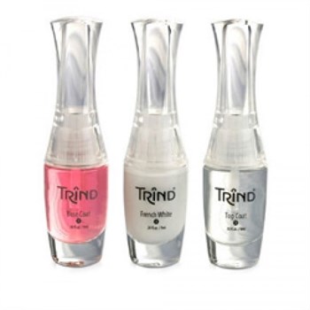 Trind French Manicure Set Pink - Набор для французского маникюра (розовый) 3*9 мл - фото 71007