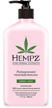 Hempz Pomegranate Herbal Body Moisturizer - Молочко Гранат для тела увлажняющее 500мл - фото 72534