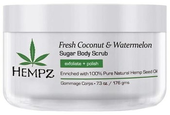 Hempz Fresh Coconut & Watermelon Sugar Body Scrub - Скраб для тела Кокос и Арбуз 176гр - фото 72553