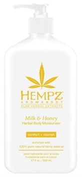 Hempz Milk & Honey Herbal Body Moisturizer - Молочко для тела увлажняющее Молоко и Мёд 500мл - фото 72557