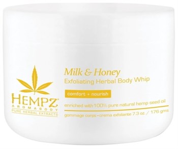 Hempz Milk & Honey Herbal Sugar Body Scrub - Скраб для тела Молоко & Мёд 176гр - фото 72560