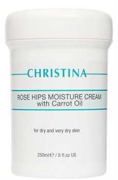 Christina Rose Hips Moisture Cream with Carrot Oil 250ml