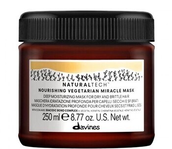 Davines Natural Tech Nourishing Restructuring Miracle - Маска для волос питательная восстанавливающая «Чудесное восстановление» 250мл - фото 73672
