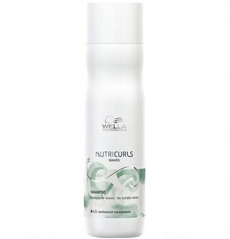 Wella Professionals Nutricurls Shampoo for Waves - Бессульфатный шампунь для вьющихся волос 250мл - фото 74475