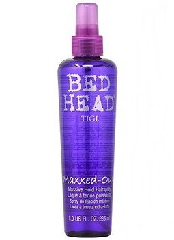 TIGI Bed Head Maxxed Out Massive - Cпрей для сильной фиксации и блеска волос 236 мл - фото 74595