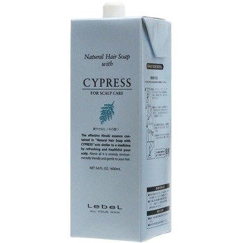 Шампунь "Lebel Natural Hair Soap Treatment Shampoo Cypress" 1600мл с хиноки (японский кипарис) - фото 75350