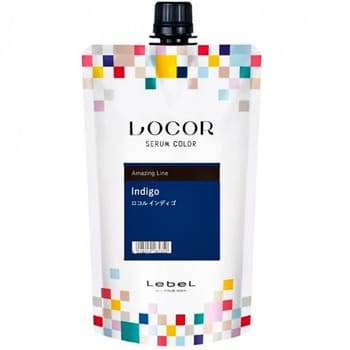 Lebel Locor Serum Color Indigo - Краситель-уход оттеночный, индиго 300гр - фото 75507