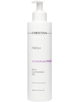 Christina Fresh Milk Cleansing Gel for dry and normal skin – Молочный очищающий гель для сухой и нормальной кожи 300мл - фото 75564