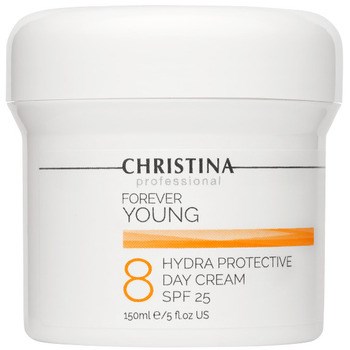 Дневной крем "Christina Forever Young Hydra Protective Day Cream-8 SPF25" гидрозащитный 150мл - фото 75589