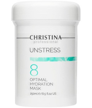Маска "Christina Unstress Optimal Hydration Mask" оптимальная увлажняющая ( шаг 8 ) 250мл - фото 75648