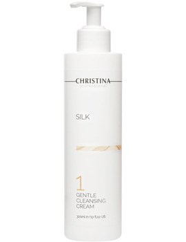 Крем "Christina Silk Gentle Cleansing Cream" нежный 250мл для очищения кожи (шаг 1) - фото 75662