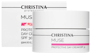 Дневной крем "Christina Muse Protective Day Cream SPF 30" защитный 50мл - фото 75688