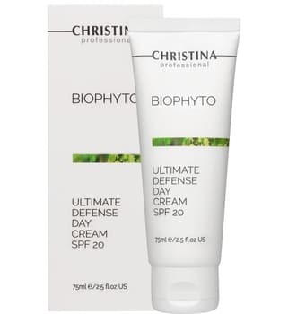 Дневной крем "Christina Bio Phyto Ultimate Defense Day Cream SPF 20" Абсолютная защита ( БЕЗ ТОНА ) 75мл - фото 75900