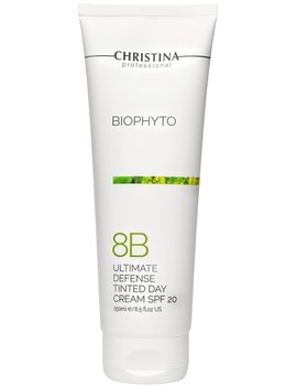 Дневной крем "Christina Bio Phyto Ultimate Defense Tinted Day Cream-8b" Абсолютная защита С ТОНОМ SPF 20 250мл - фото 75951