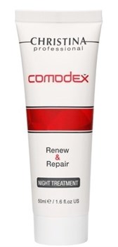 Сыворотка-восстановление "Christina Comodex Renew & Repair Night Treatment ночная обновляющая" 50мл - фото 75955