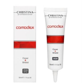 Крем "Comodex Cover & Shield Cream SPF 20 защитный" 30мл с тоном - фото 75958