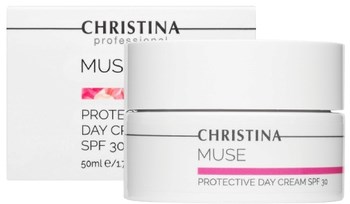 Дневной крем "Christina Muse Protective Day Cream SPF 30" защитный 50мл - фото 76041