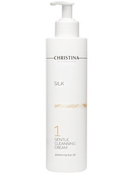 Крем "Christina Silk Gentle Cleansing Cream" нежный 250мл для очищения кожи (шаг 1) - фото 76098