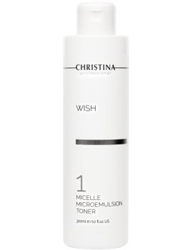 Christina Wish Micelle Microemulsion Toner - Микроэмульсионный тоник с мицеллой (шаг 1) 300мл - фото 76169