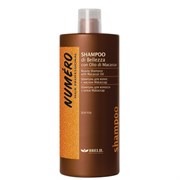 Шампунь "Brelil Numero Beauty Shampoo With Macassar Oil" 1000мл для красоты волос с макассаровым маслом и кератином