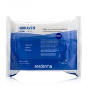 Sesderma Hidraven Make-Up Removal Towelettes - Салфетки для снятия макияжа, 20 салфеток