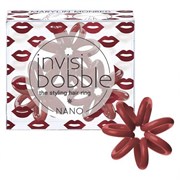 Invisibobble NANO Marilyn Monred - Резинка-браслет для волос, цвет Утонченный Красный 3шт
